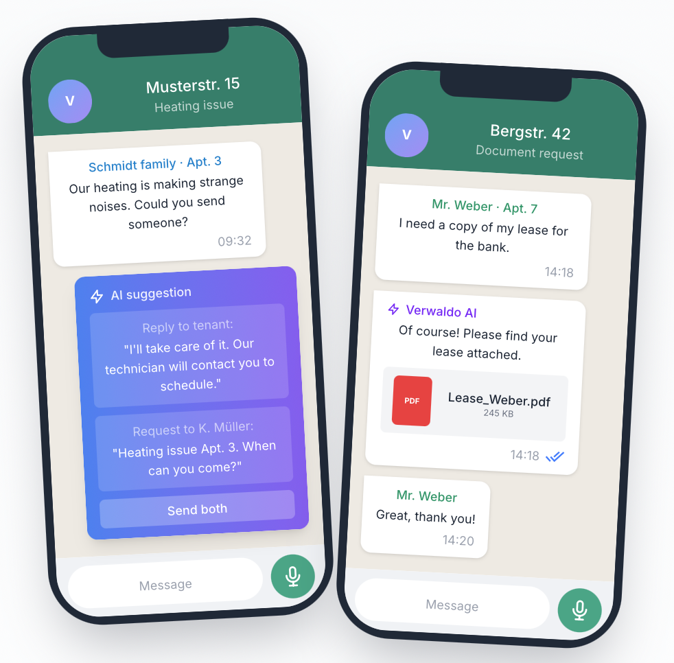 Verwaldo Messenger Preview